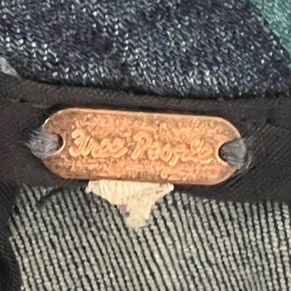 Free People Stripped Cotton Stretch Mini Skirt Size XS - Picture 7 of 7